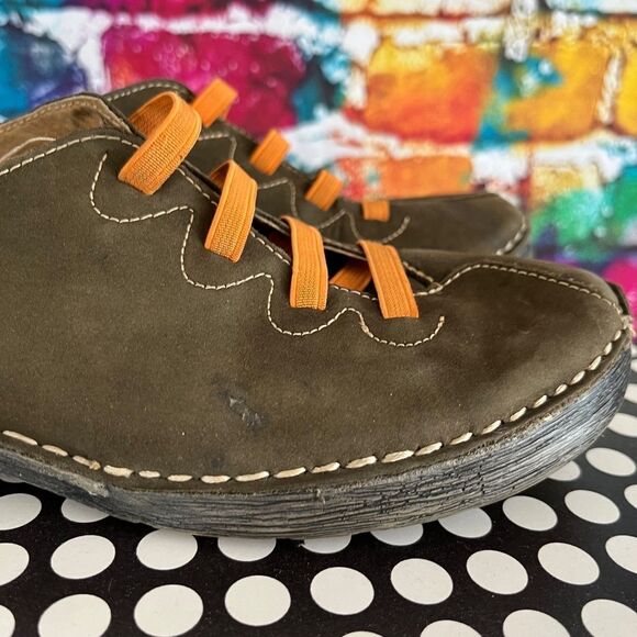 Spring Step Prestigious Slip-On Shoes Green Orange US 6.5-7 EU 37 - Picture 11 of 11